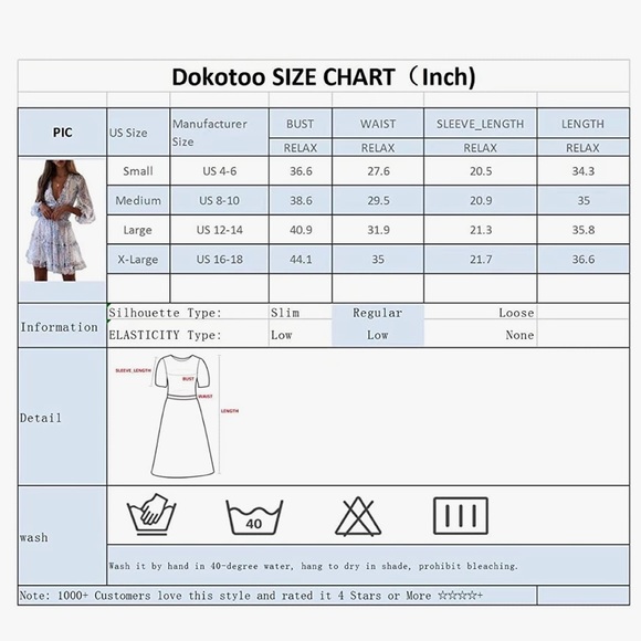 Long Sleeve Floral Mini Dress - Picture 12 of 12